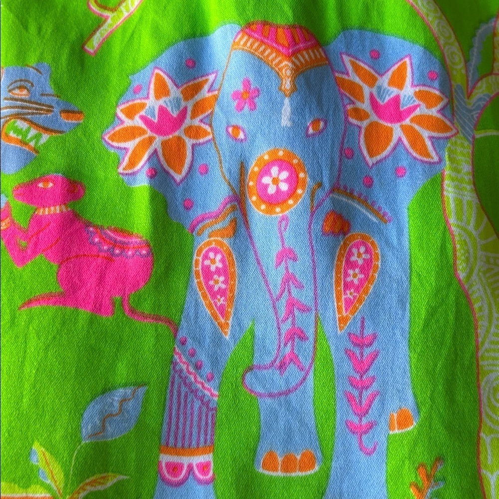 NWT Gretchen Scott Gripe Less Stretch Jeans Animal Kingdom Colorful Size 0/2 - Picture 5 of 13